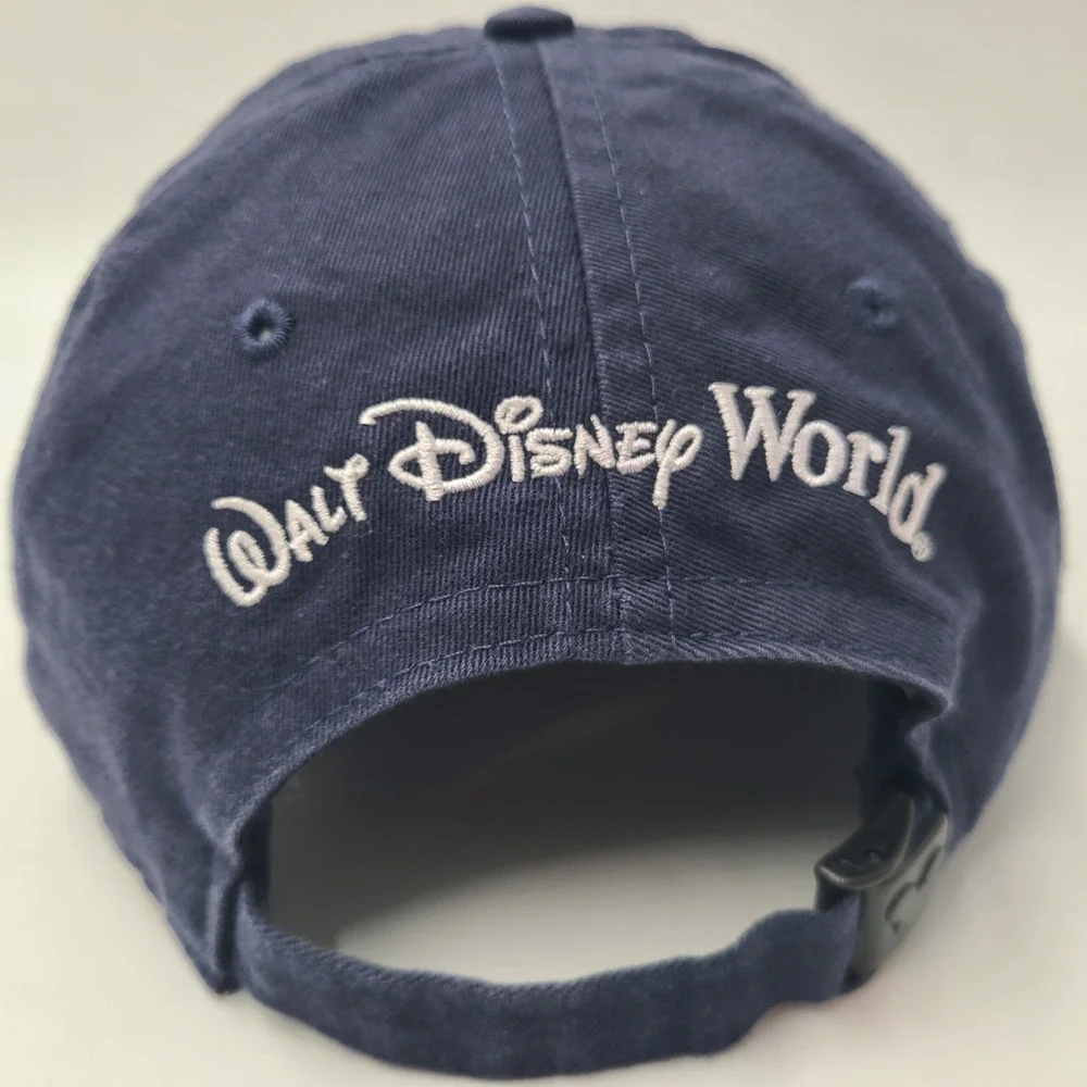 Walt Disney World Hat‎ Strapback Blue Red White Mickey Mouse USA Flag Logo Men